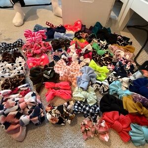 Vibrant Kids Hair Bow Collection